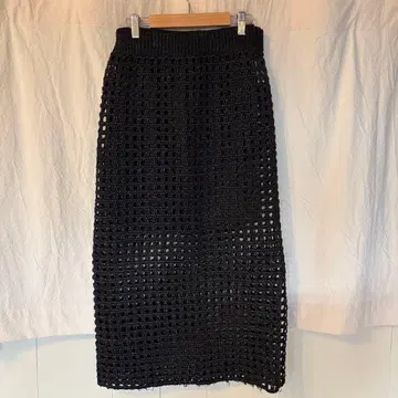 [ MAISON SPECIAL ] 스퀘어 메쉬 니트 스커트