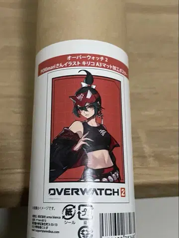 오버워치 Overwatch 키리코 매트 가공 포스터