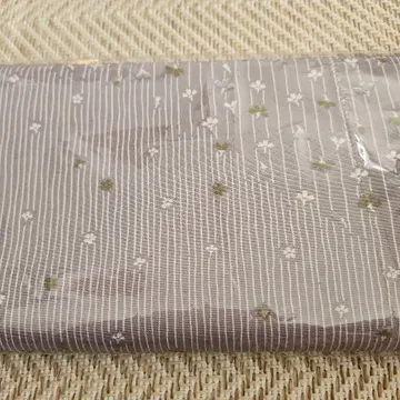 코몬 보라색 스트라이프 작은 꽃 무늬