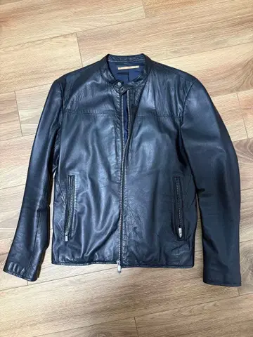 ABAHOUSE 램 가죽 싱글 라이더 자켓 사이즈 44