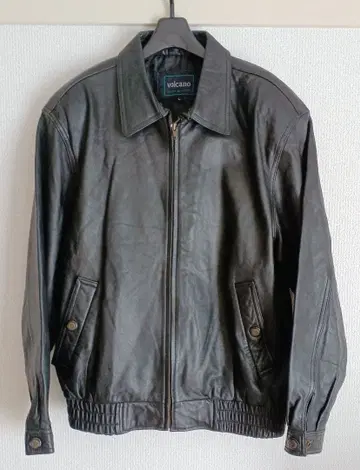 남성용 가죽 자켓 양가죽 블랙 L