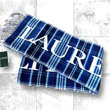 랄프 로렌 머플러 블루 계열