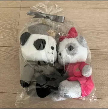 [ 미사용품 ] 만다린 오리엔탈 도쿄 팬더 인형 2세트