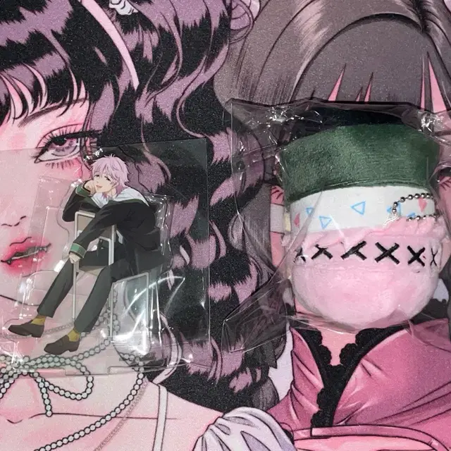 윈브레 키류 미츠키 후우린 교복 아크릴 스탠드 모찌마스 인형 누이 키링