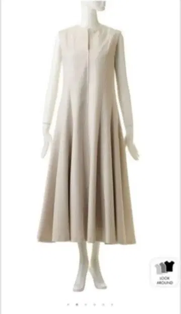 [ 택 포함 새상품 ] ebure 에브르 36 플레어 원피스