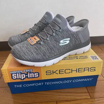 스케쳐스 서밋츠 대즐링 헤이즈 폭넓은 와이드 슬립온