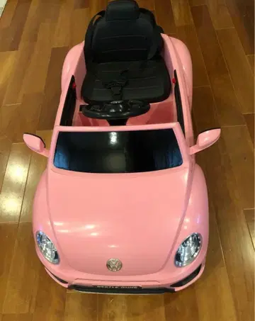 어린이용 전동 자동차 핑크 폭스바겐