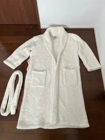 kashwere 목욕 가운 가운 화이트 P 사이즈