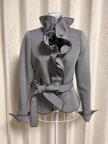 프릴 장식 여성용 자켓