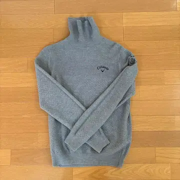 캘러웨이 그레이 터틀넥 스웨터 L