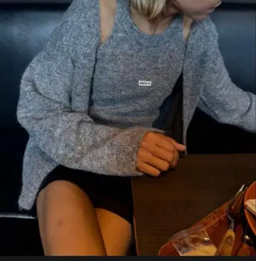 moka ensemble knit set 그레이 앙상블 니트