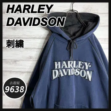 [ 구하기 어려움!! ] 할리데이비슨 자수 빅 루즈 트레이닝복 백 로고