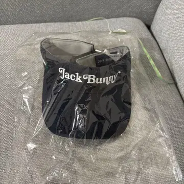 미사용 새상품 JACK BUNNY 블랙 선바이저