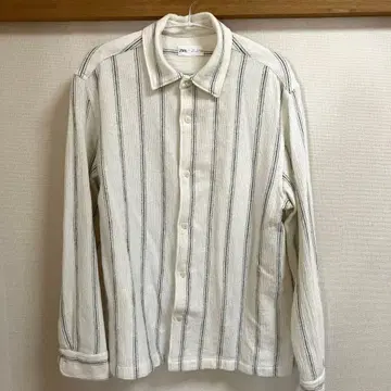 ZARA 스트라이프 가디건 셔츠