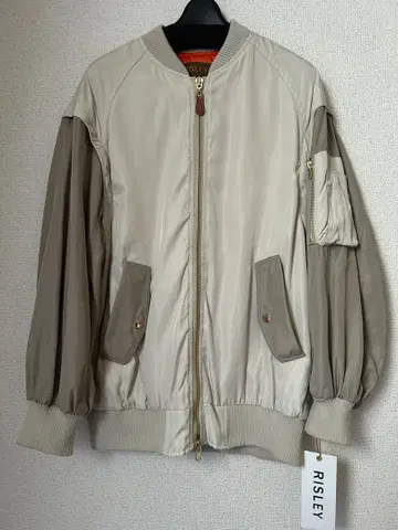 택 포함 새상품 RISLEY 2way 블루종 티어드 프릴 리즈레이