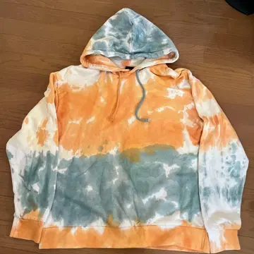 ZARA 타이다이 후드 부착 후드티 L