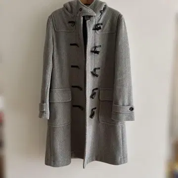 글렌펠 여성용 그레이 더플 코트