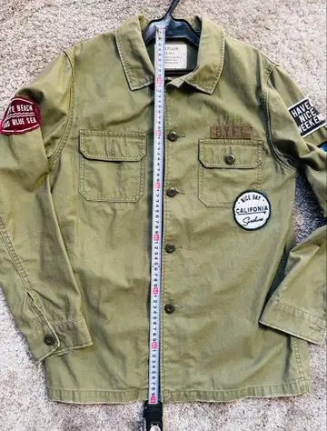 베이플로우 올리브 그린 밀리터리 자켓 04