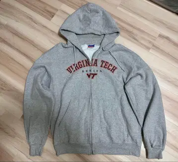 챔피언 풀 집업 후드티 그레이 L 사이즈 구제 의류