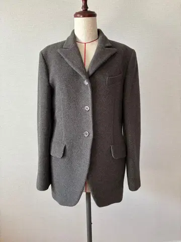 GOKI 테일러드 자켓 알파카 혼방