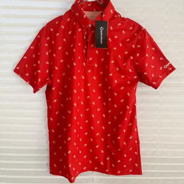 TaylorMade/TJ437/M/레드/피케 셔츠