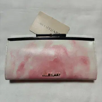 질스튜어트 소가죽 가마구치 장지갑 ( 흐릿한 핑크