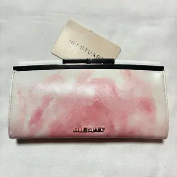 질스튜어트 소가죽 가마구치 장지갑 ( 흐릿한 핑크