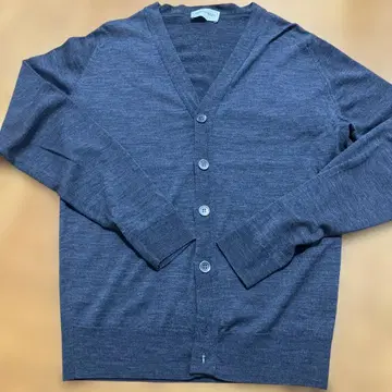 JOHN SMEDLEY 다크 그레이 가디건 S