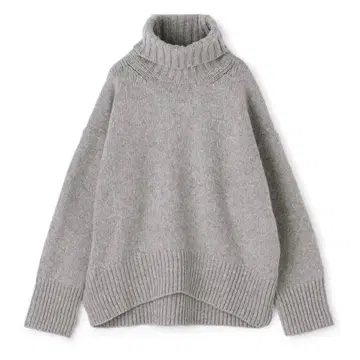 GALERIE VIE 파인 울 터틀넥 풀오버 그레이