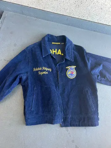 FFA 자켓 OKLAHOMA YKK 빈티지 블루 퍼마즈