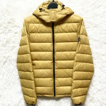 아바크롬비&피치 다운 자켓 후드 xs 옐로우 컬러