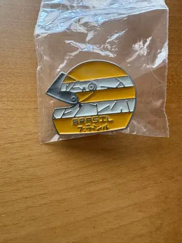 만박 브라질 헬멧 핀 배지 아일톤 세나