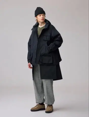 미사용 새상품 ENGINEERED GARMENTS 패디드 쉘 후드티 XL