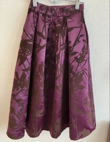 fray.id 플로키 스커트 퍼플