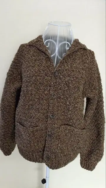 브라운 가디건 자켓 긴팔