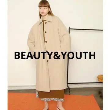 BEAUTY&YOUTH 모사 와이드 슬리브 스텐카라 코트 S