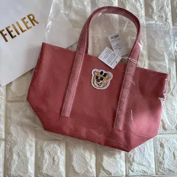 미개봉 새상품 페이러 올드 테디걸 와펜 토트백 핑크 소