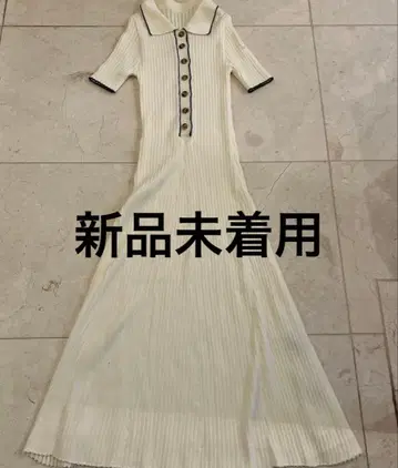 Dazy 아이보리 리브 니트 원피스 M 사이즈