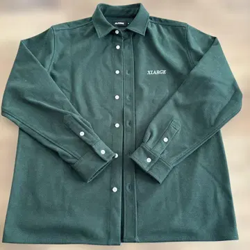 XLARGE 다크 그린 긴팔 셔츠 M