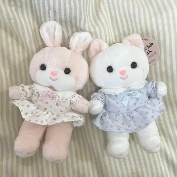 메종 드 플뢰르 요시토쿠 레트로 봉제 인형 컬렉션 크리미 토끼 참