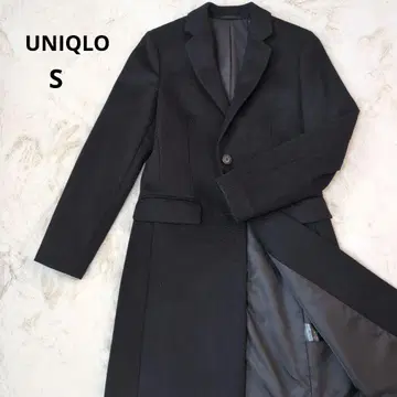 [ 새상품 ] 유니클로 UNIQLO 체스터 코트 S 블랙