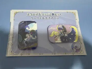 포켓몬 리리에 & 루나아라 스퀘어 캔뱃지 세트