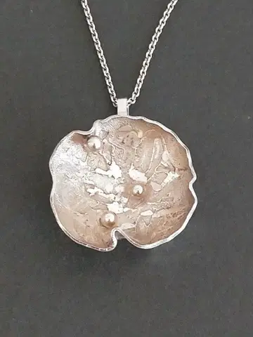 북유럽 스웨덴 E S-Robbert 실버 펜던트