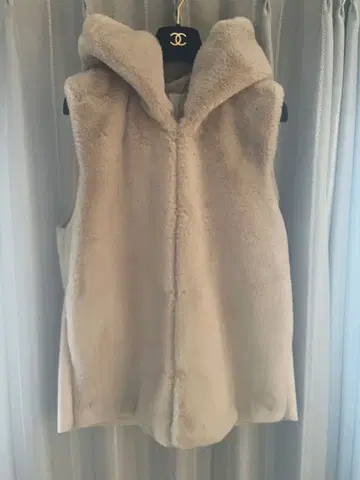 부즈루드 인조 모피 무스탕 베스트