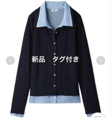 새상품 택 포함 FRAY I.D 레이어드 폴로 티셔츠