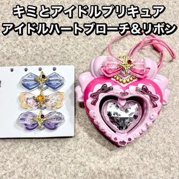 너와 아이돌 프리큐어 아이돌 하트 브로치 & 리본