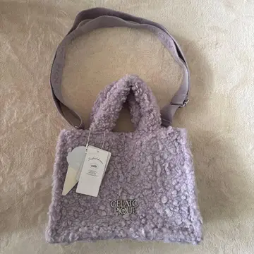 새상품 GELATO PIQUE 젤라또피케 복슬복슬 퍼 숄더백