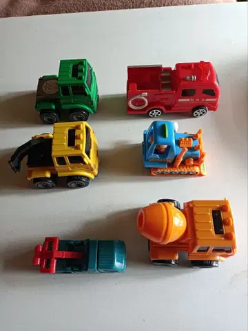 호빵맨 미니카 6대 세트