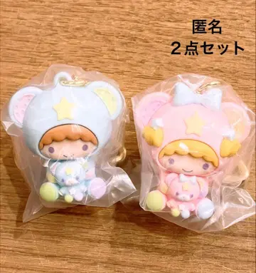 리틀트윈스타 별하늘의 엔젤 시크릿 키링 키키라라 세트