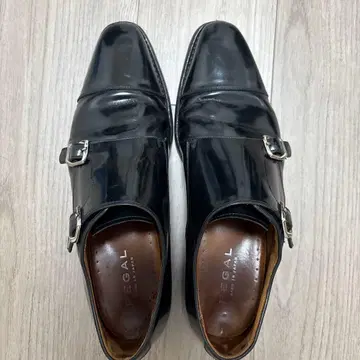 REGAL 더블 몽크 스트랩 블랙